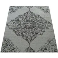 Tapis.fr Tapis d'intérieur & extérieur Cocoon gris 60x100 cm