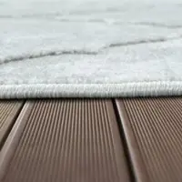 Tapis.fr Tapis d'intérieur & extérieur Stylo gris 120 cm rond