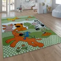 Tapis.fr Tapis pour enfants Die lieben sieben vert 80x150 cm