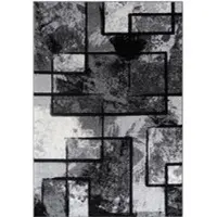 Tapis.fr Tapis Monde gris 80x150 cm
