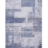 Tapis.nl Tapis Bavaria bleu 80x300 cm