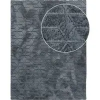 Tapis.fr Tapis en fourrure Arnia anthracite 80x150 cm