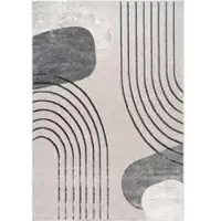 Tapis.fr Tapis Tiana gris 240x340 cm