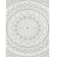 Tapis.fr Tapis d'intérieur & extérieur Breezy turquoise 200x280 cm