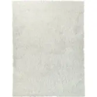Tapis.fr Tapis à poils longs Glamorous blanc 80x150 cm