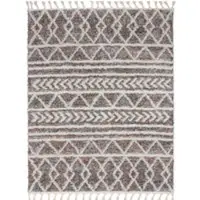 Tapis.fr Tapis à poils longs Mendoza multicolore 160x220 cm