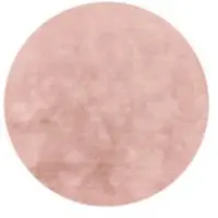 Tapis.nl Tapis moelleux Solina rose 80 cm rond
