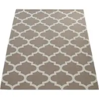 Tapis.fr Tapis Vera beige 60x100 cm