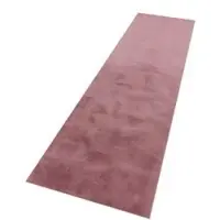 Tapis.fr Tapis moelleux Solina couleur baie 80x300 cm
