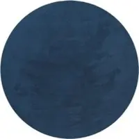 Tapis.fr Tapis Calissa bleu marine 120 cm rond