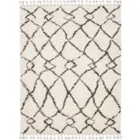 Tapis.fr Tapis à poils longs Oregon beige 120x170 cm