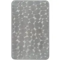 Tapis.fr Tapis Colby gris 65x120 cm