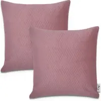 Tapis.nl Housse de coussin Chino rouge 45x45 cm, 2 pièces