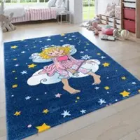 Tapis.fr Tapis pour enfants Prinzessin lillifee bleu 140x200 cm