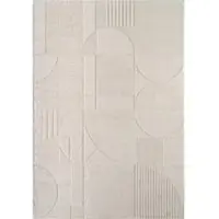 Tapis.fr Tapis moderne Sumo crème 120x170 cm
