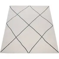 Tapis.fr Tapis Hilal blanc 160x230 cm