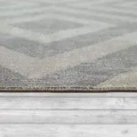 Tapis.fr Tapis d'intérieur & extérieur Saga blanc 160 cm rond