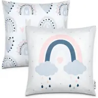 Tapis.nl Housse de coussin Chino blanc 45x45 cm, 2 pièces