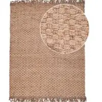 Tapis.fr Tapis en jute Sakira beige 120x170 cm