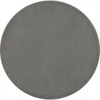 Tapis.fr Tapis pour enfant lavable Atami gris 160 cm rond