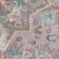 Tapis.fr Tapis d'intérieur & extérieur Torino rose 200 cm rond