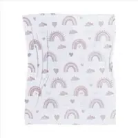 Tapis.fr Couverture douce pour enfants Colin blanc 127x150 cm
