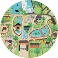 Tapis.fr Tapis pour enfants Bini beige 200 cm rond