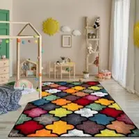 Tapis.fr Tapis moderne Samara multicolore 160x230 cm