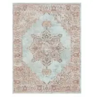 Tapis.fr Tapis d'intérieur & extérieur Torino turquoise 60x100 cm