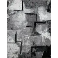 Tapis.fr Tapis Monde gris 60x100 cm