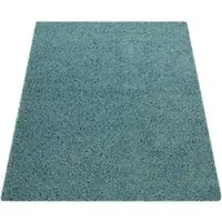 Tapis.nl Tapis shaggy Trista turquoise 120x170 cm