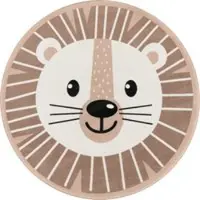Tapis.nl Tapis pour enfant lavable Chiko beige 150 cm rond