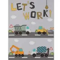 Tapis.fr Tapis pour enfants Bini gris 120x160 cm