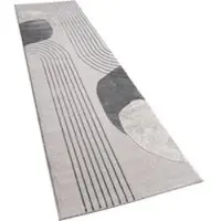 Tapis.nl Tapis Tiana gris 80x300 cm