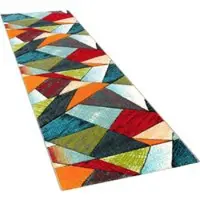 Tapis.fr Tapis moderne Samara multicolore 80x300 cm