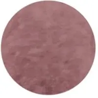 Tapis.fr Tapis moelleux Solina couleur baie 120 cm rond
