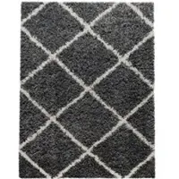 Tapis.nl Tapis shaggy Kalea anthracite 240x340 cm