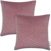 Tapis.nl Housse de coussin Chino rouge 45x45 cm, 2 pièces