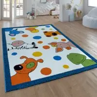 Tapis.nl Tapis pour enfants Die lieben sieben blanc 80x150 cm