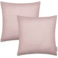 Tapis.nl Housse de coussin Chino rose 45x45 cm, 2 pièces