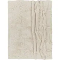 Tapis.fr Couverture douce Arnia crème 150x200 cm