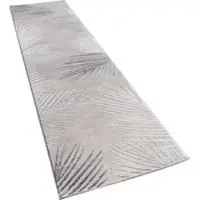 Tapis.fr Tapis Tiana gris 80x300 cm