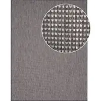 Tapis.fr Tapis d'intérieur & extérieur Navona anthracite 80x150 cm