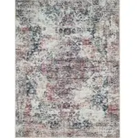 Tapis.fr Tapis lavable Leoni multicolore 60x100 cm