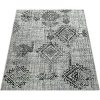 Tapis.fr Tapis d'intérieur & extérieur Cocoon gris 60x100 cm