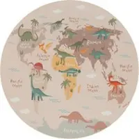 Tapis.nl Tapis pour enfants Bini beige 200 cm rond