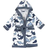 Chicco Peignoir bleu / bleu foncé / blanc