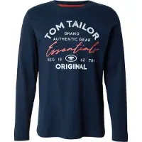 Tom Tailor T-Shirt bleu / blanc