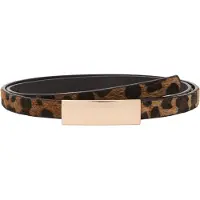 STUDIO SELECT Ceinture camel / noir