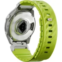 Uniq Fluo Strap for Garmin 22mm Lime (22 mm, Acier inoxydable, Matières plastiques, Silicone), Sangles de montre, Vert